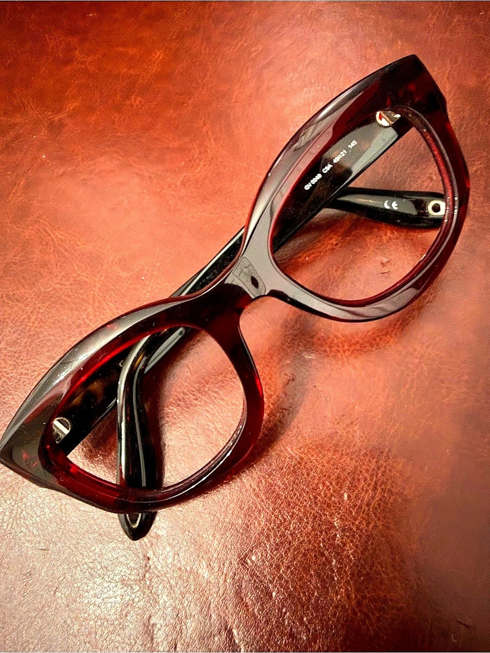 Givenchy Red Frame Glasses